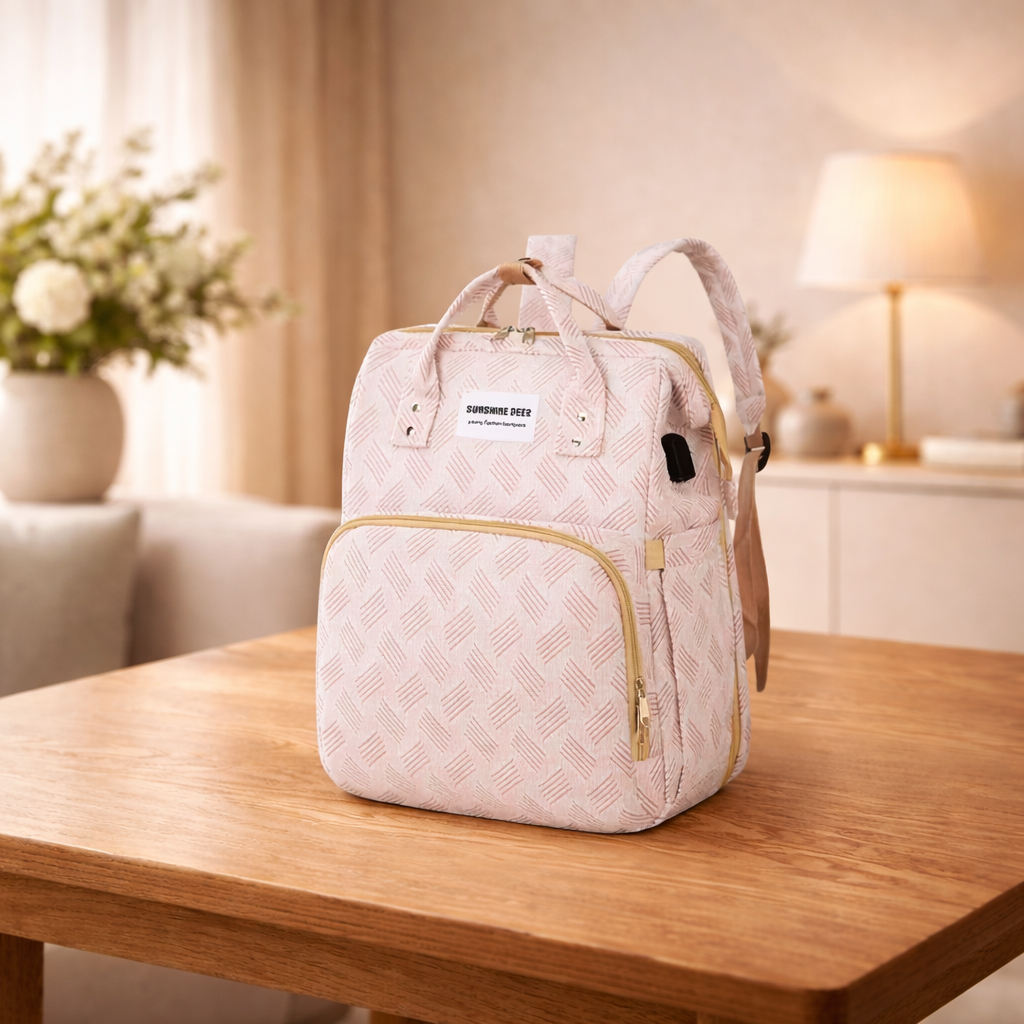 Sac à dos à langer 3-en-1 premium