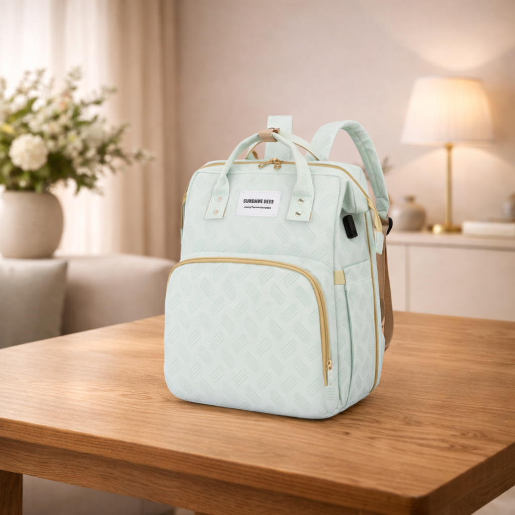 Sac à dos à langer 3-en-1 premium